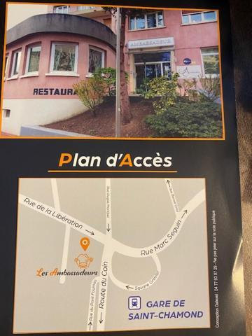 Les Ambassadeurs Hotel Saint-Chamond Exterior foto